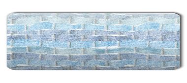 Stoff Jalousien Maßanfertigung J1223 blau