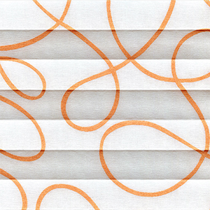 Plissee EXOTISCH ORANGE P2153