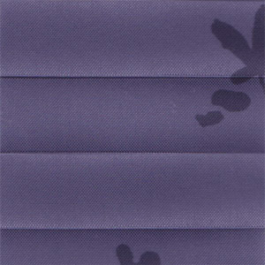 Plissee Perleffekt/Floral Dekor P2732