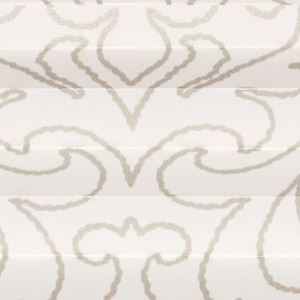 Plissee Perleffekt/Floral Dekor P2863